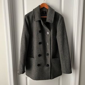 Men’s JCrew Dark Grey Peacoat, Sz M